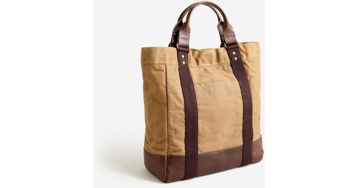 Waxed canvas tote j crew Clearance