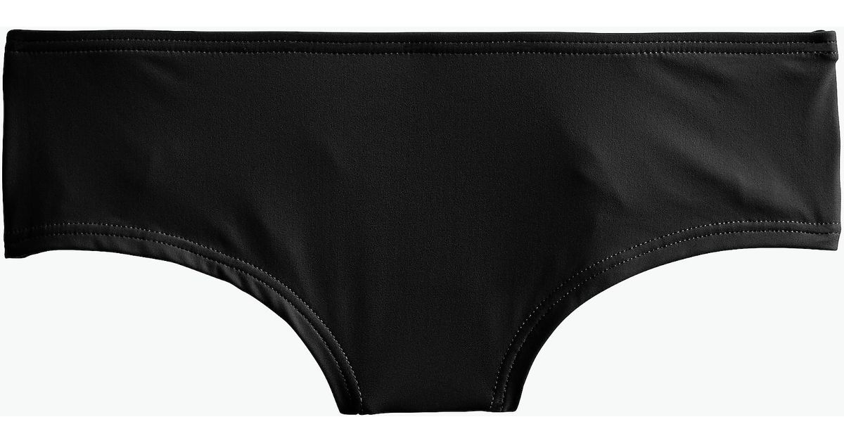 J.Crew Synthetic Boy Short Bikini Bottom in Black Lyst