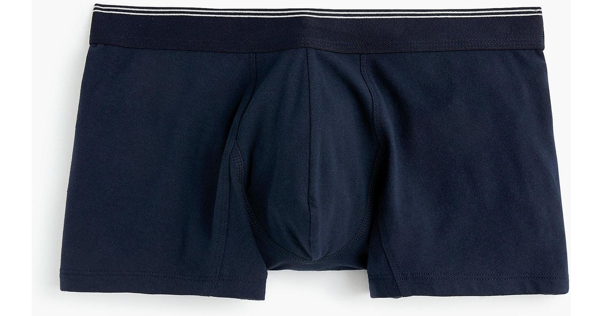 J.Crew Cotton Stretch Trunks in Navy (Blue) for Men Lyst