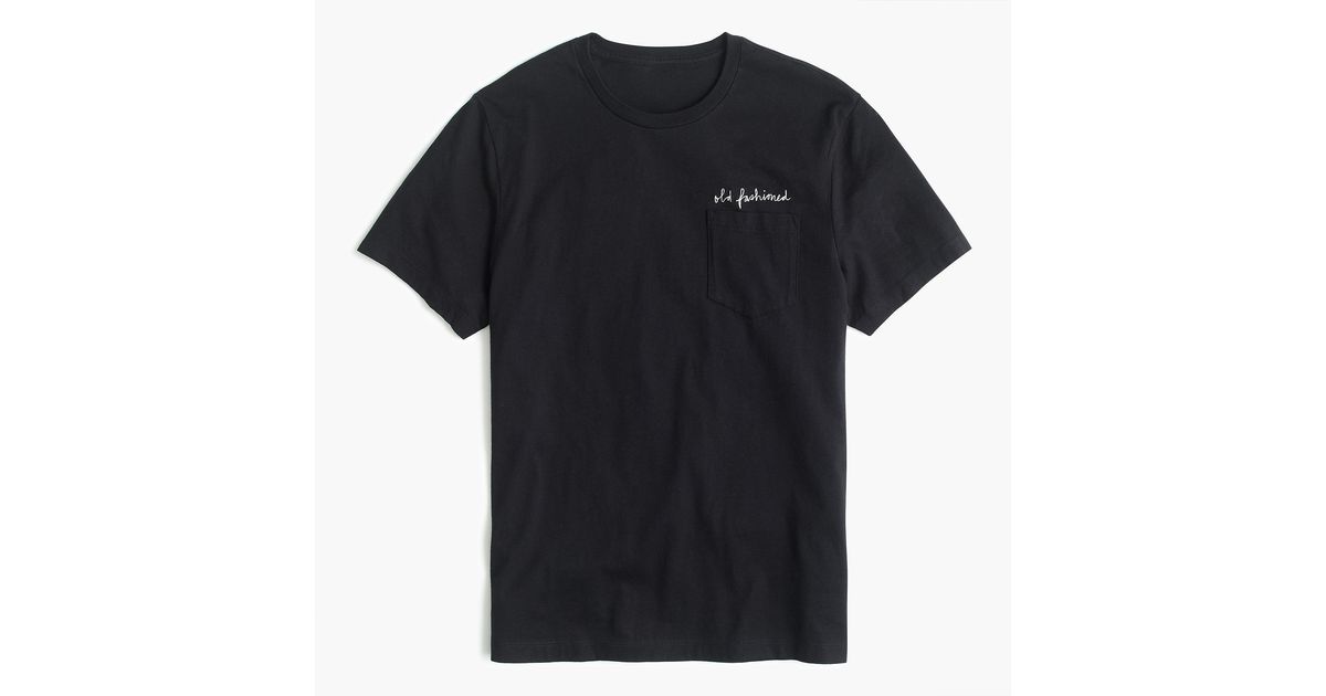 Old Fashioned Graphic Pocket T-shirt 