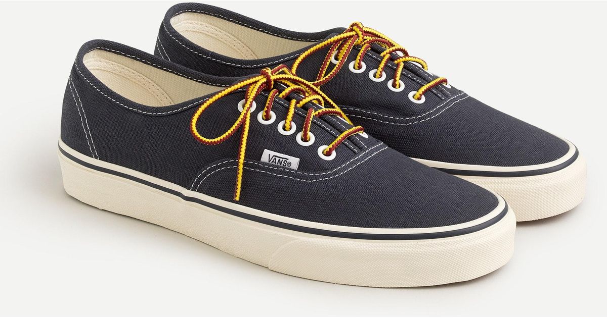 j crew vans blue