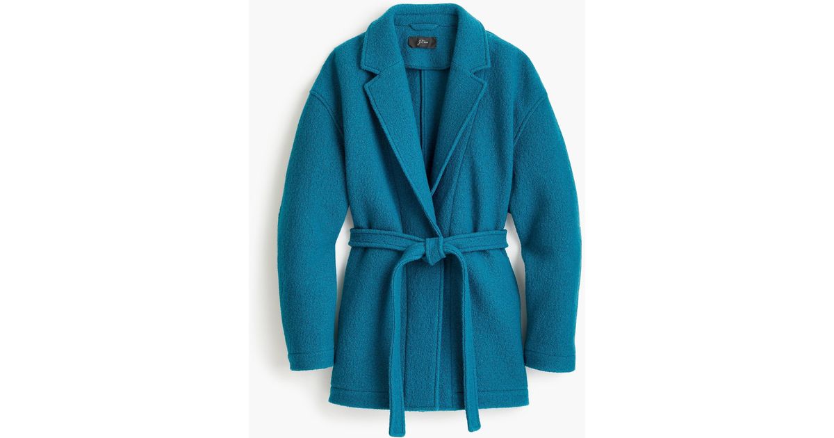 j crew camille short wrap coat