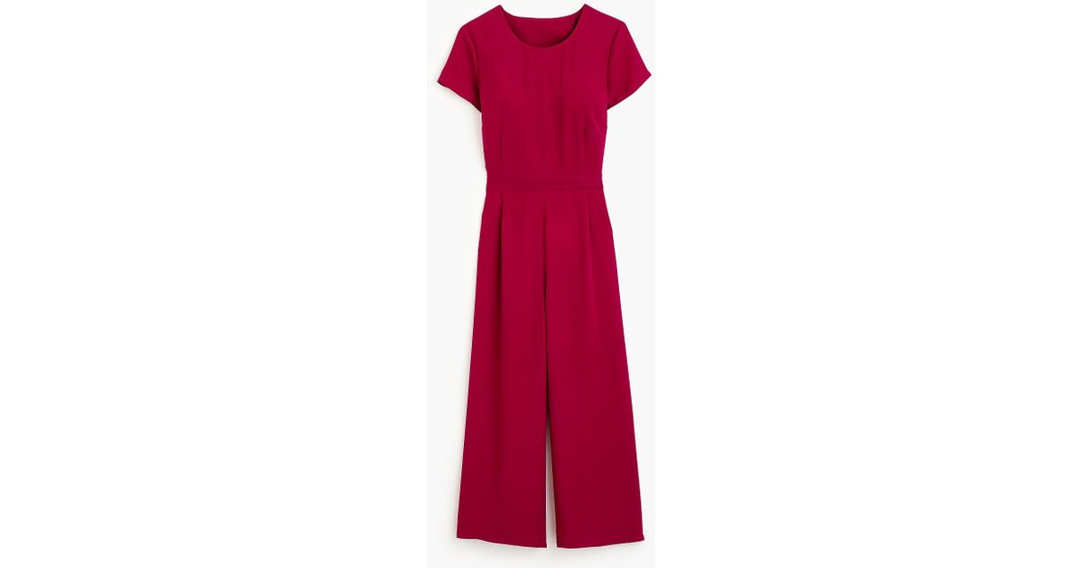 j crew drapey wrap back jumpsuit