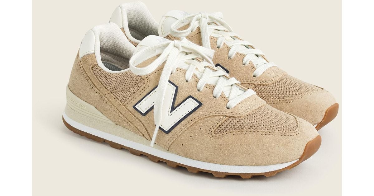 New Balance ® X J.crew 996 Sneakers In Suede in Natural | Lyst