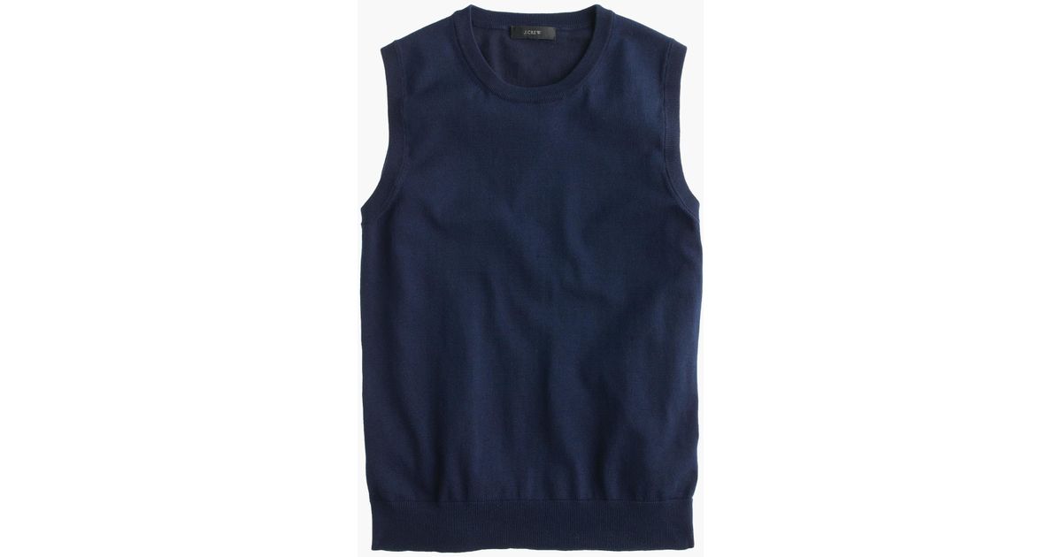 J.Crew Cotton Jackie Shell in Vintage Indigo (Blue) - Lyst