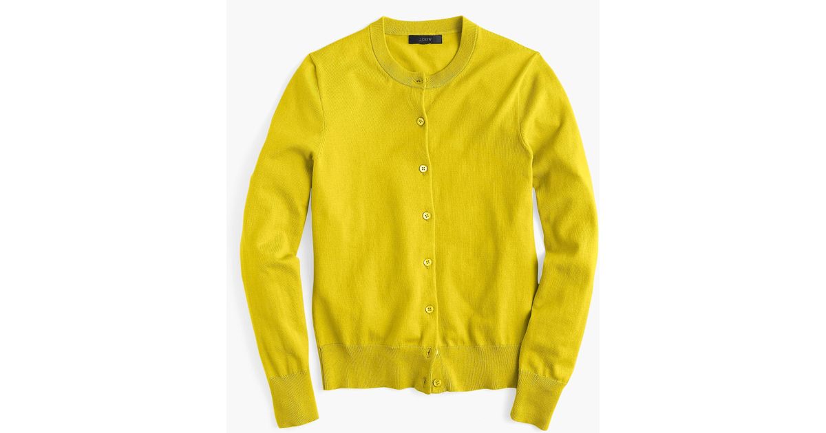 chartreuse cardigan sweater