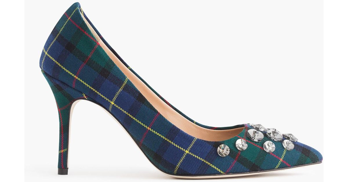 tartan pumps