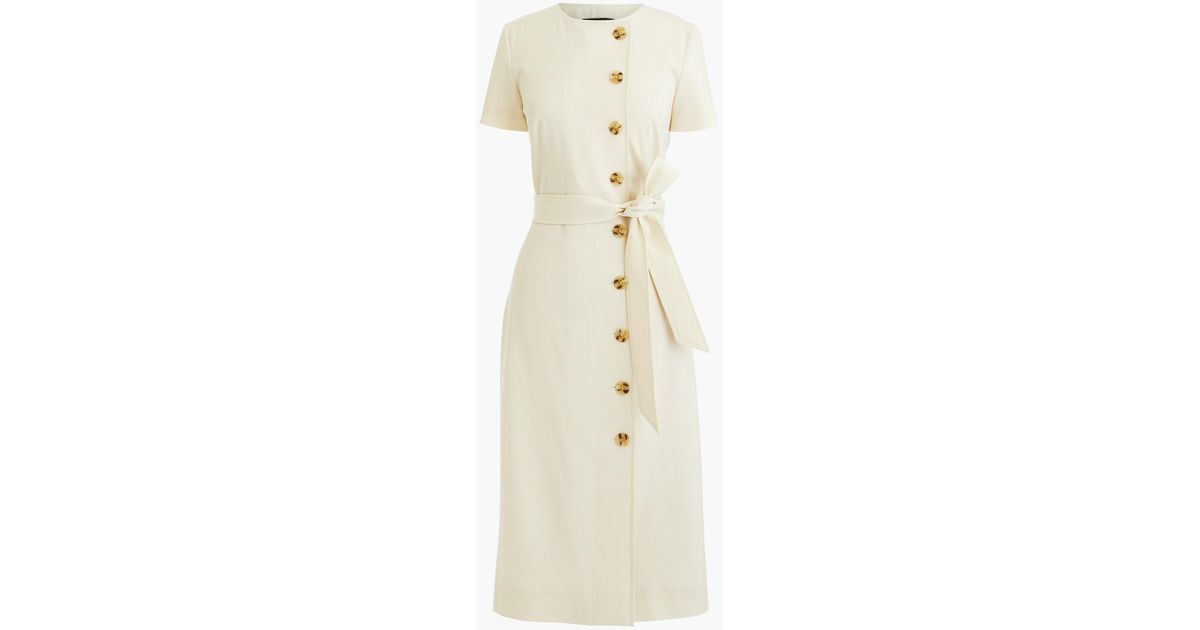 short sleeve trench dress