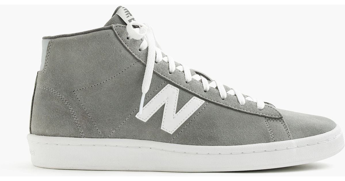 J.Crew Suede New Balance 891 High-top Sneakers in Gray for Men | Lyst