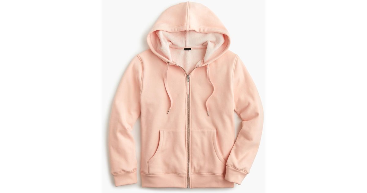 pink velour sweatshirt