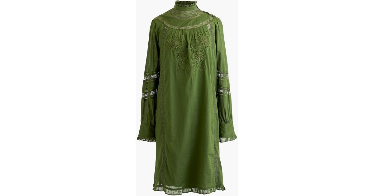 high neck tunic dress