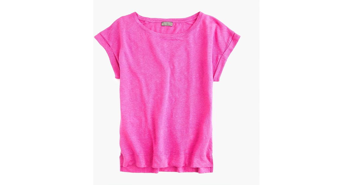 roll cuff t shirt