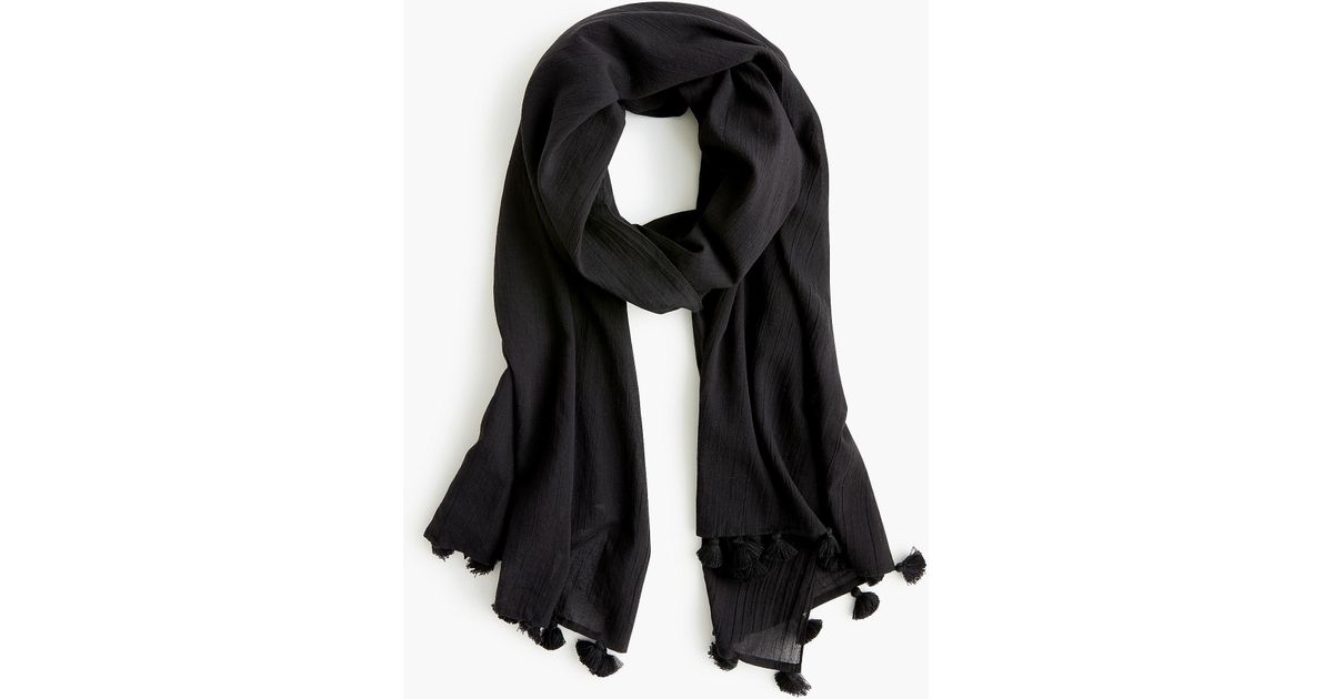 oversized cotton scarf
