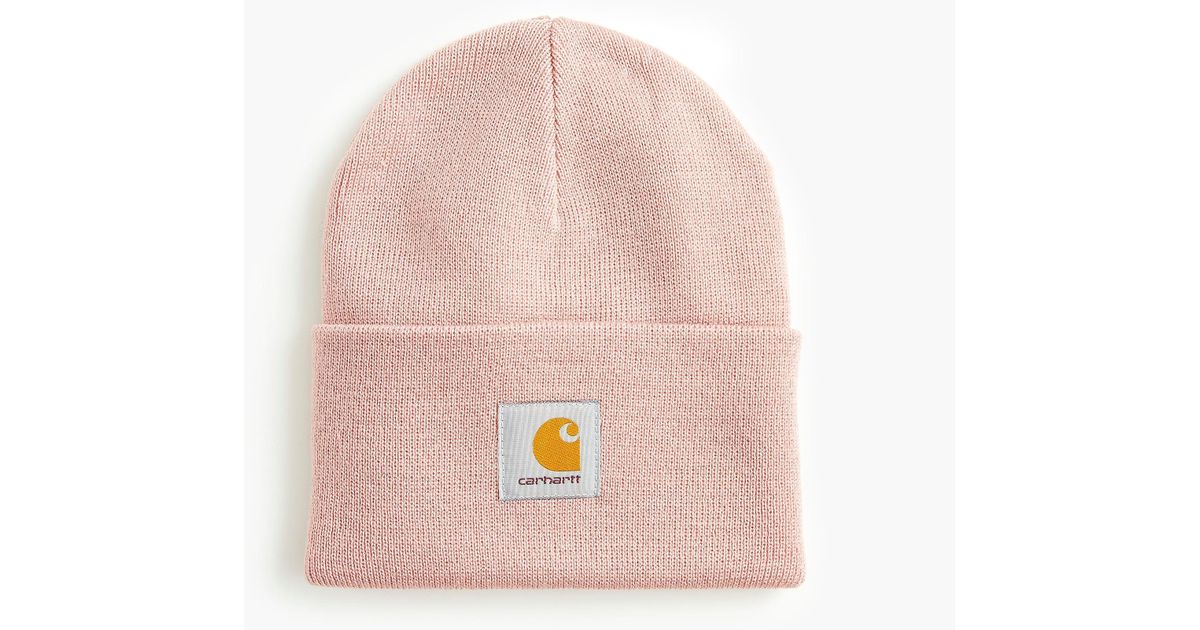 Carhartt Synthetic Work In Progress Beanie in Soft Rose (Pink) for Men -  Lyst