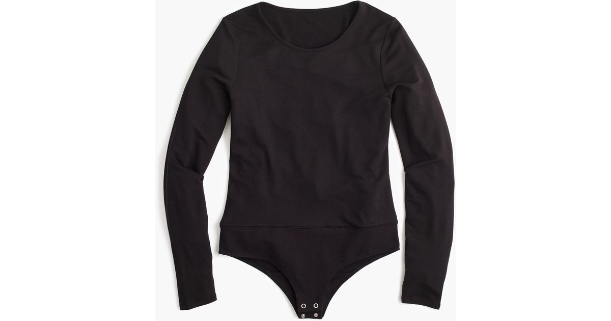 j crew black bodysuit