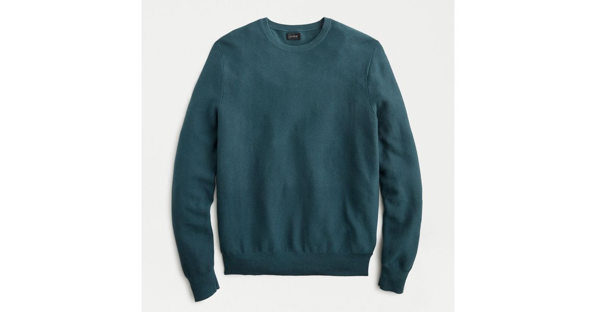 j crew cotton crewneck sweater