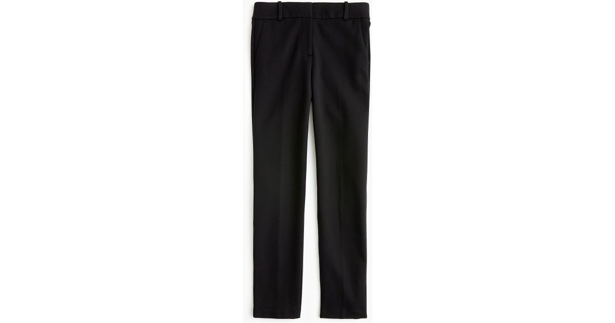 J.Crew Synthetic Cameron Pant In Ponte in Black - Lyst