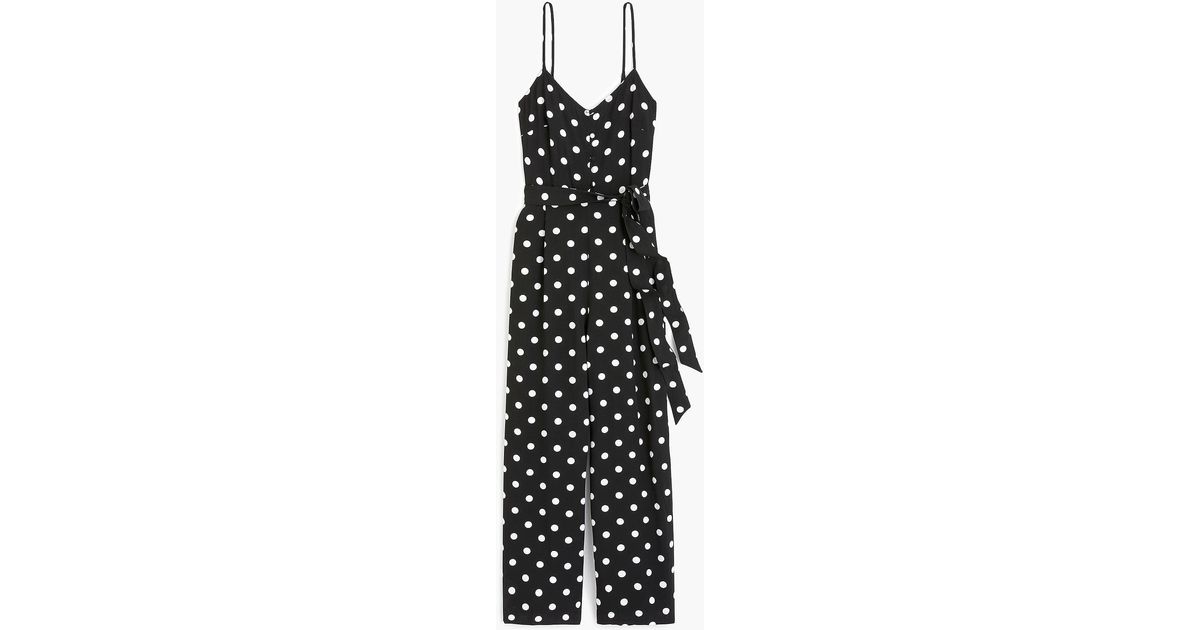 j crew polka dot jumpsuit