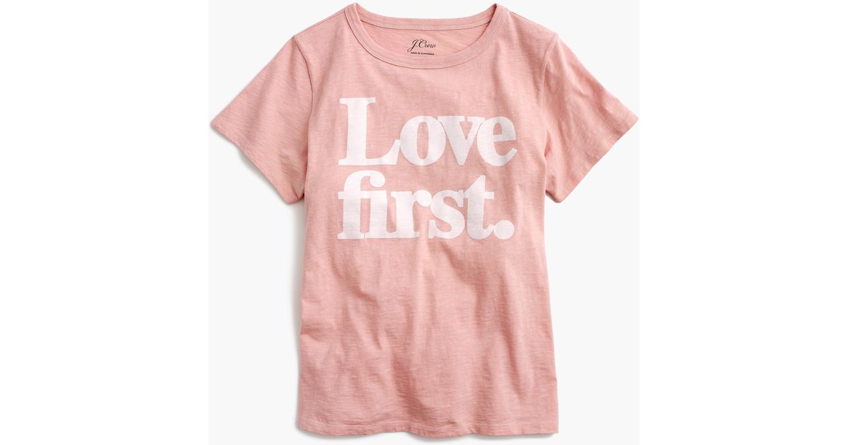 love first shirt