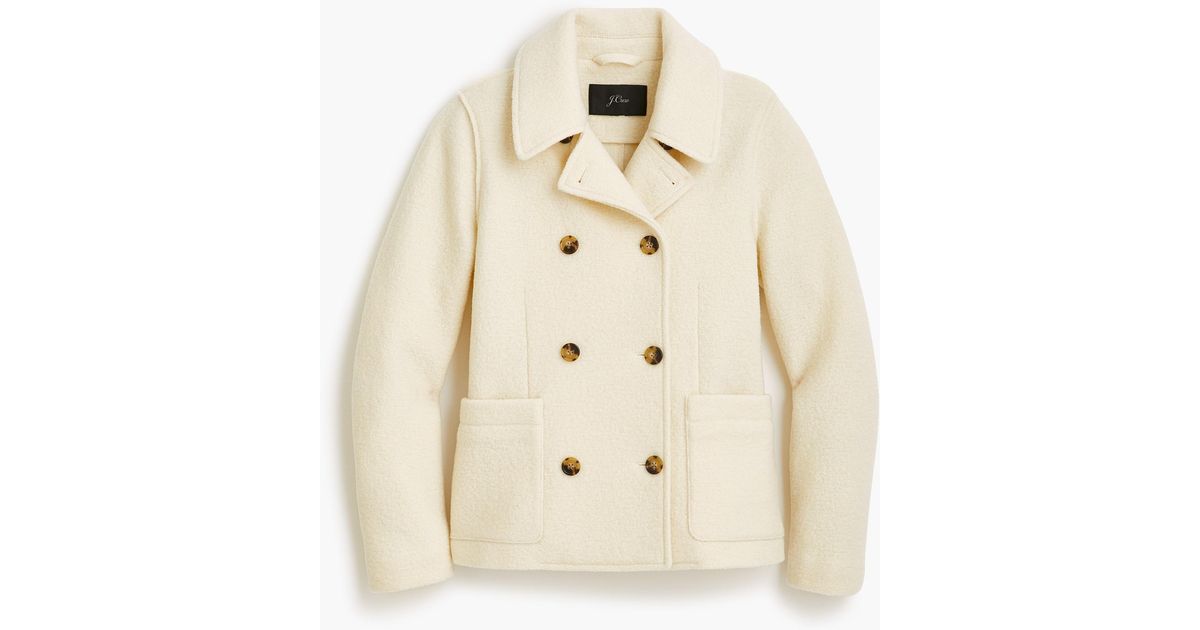 j crew factory peacoat