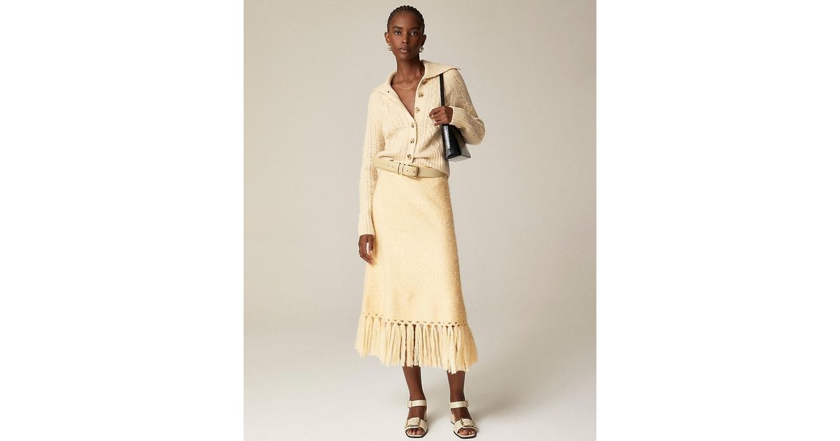 Fringe skirt j crew hot sale