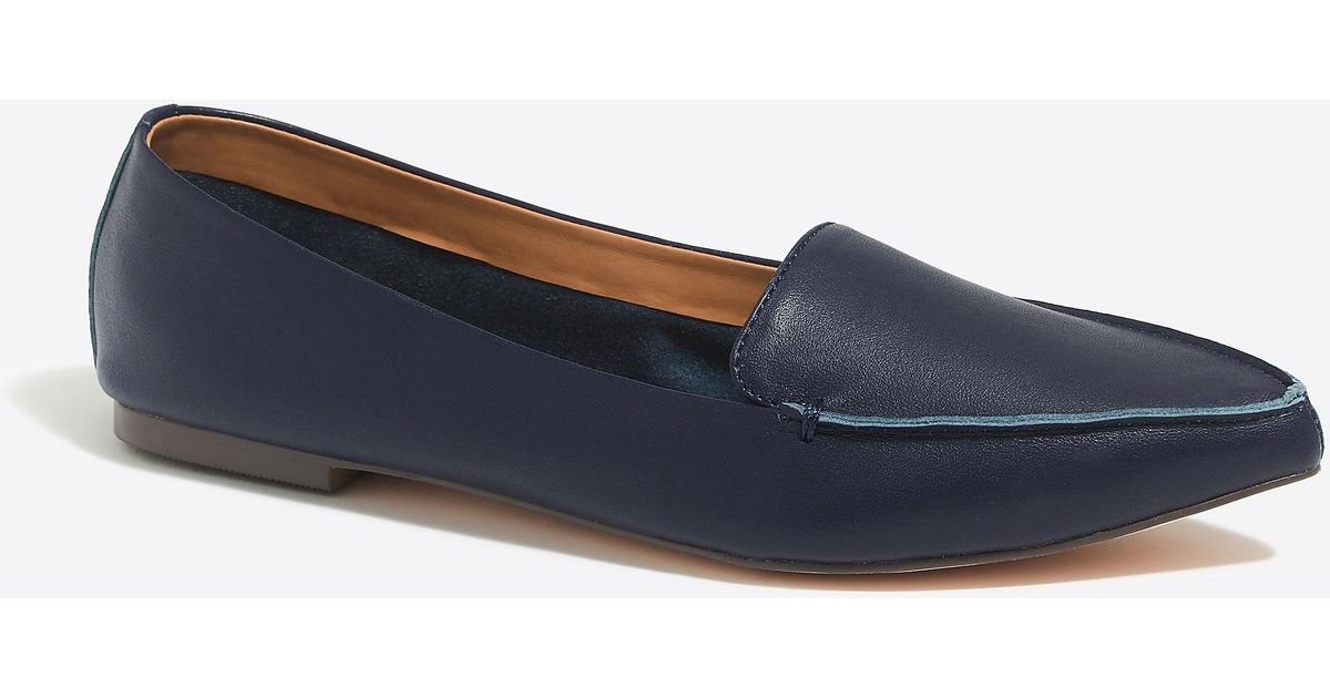 edie leather loafers