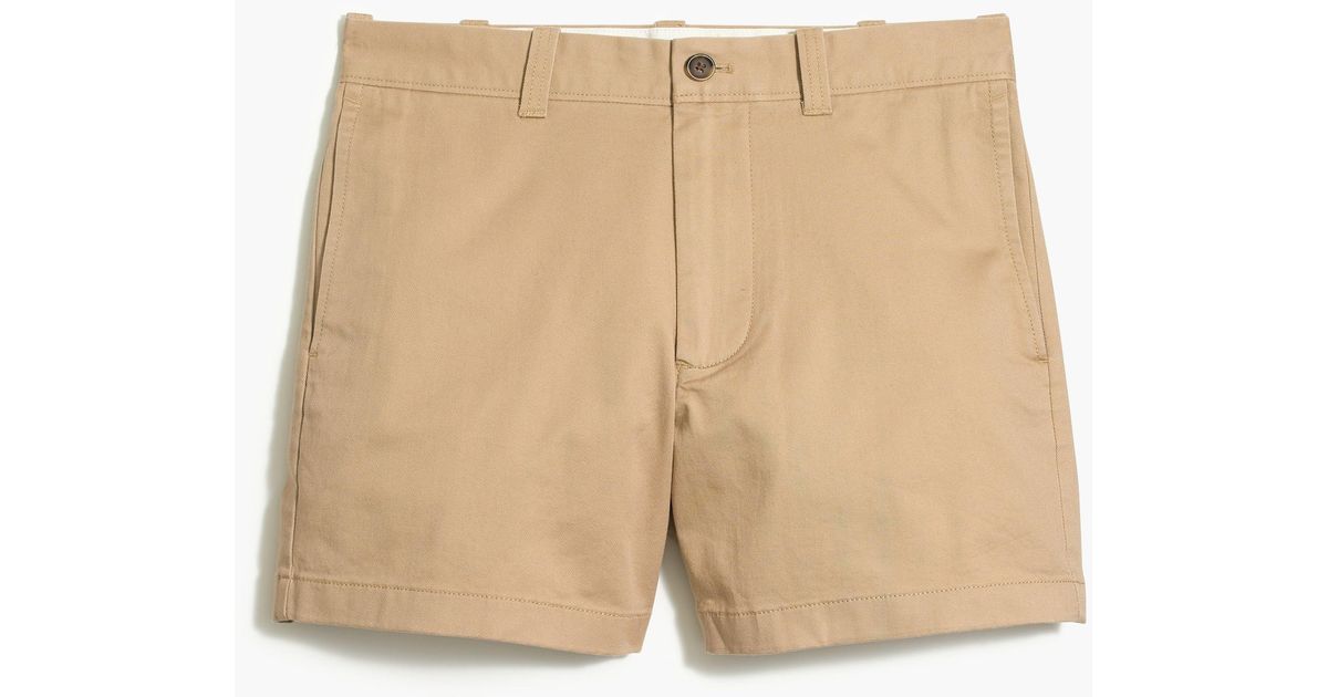 J Crew Cotton 5 Flex Khaki Short In British Khaki Natural For Men Lyst J Crew Cotton 5 Flex Khaki Short In British Khaki Natural For Men Lyst