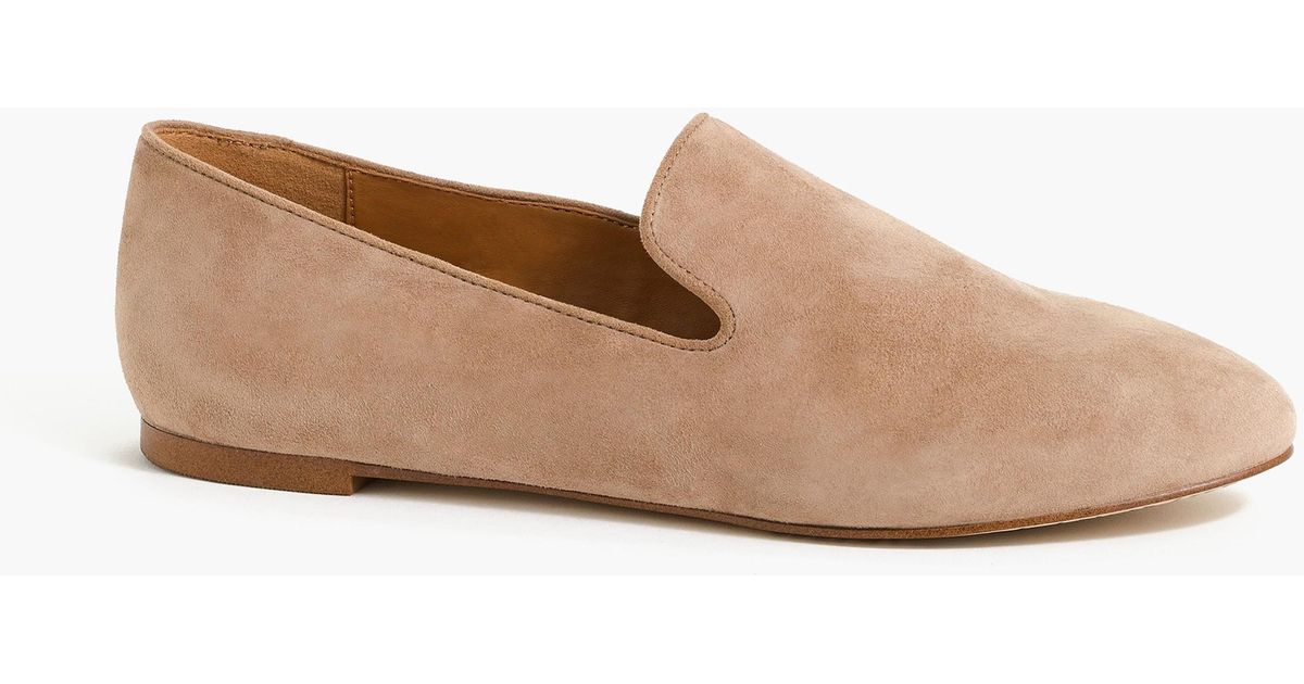 suede smoking loafers