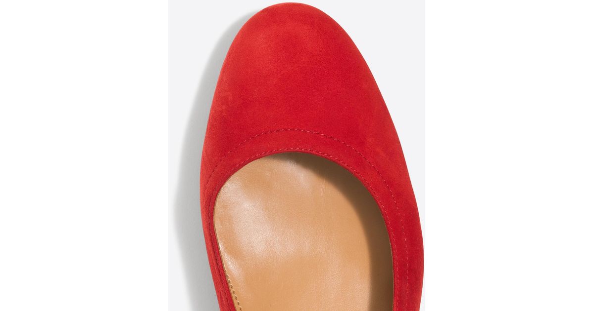 anya suede block heels