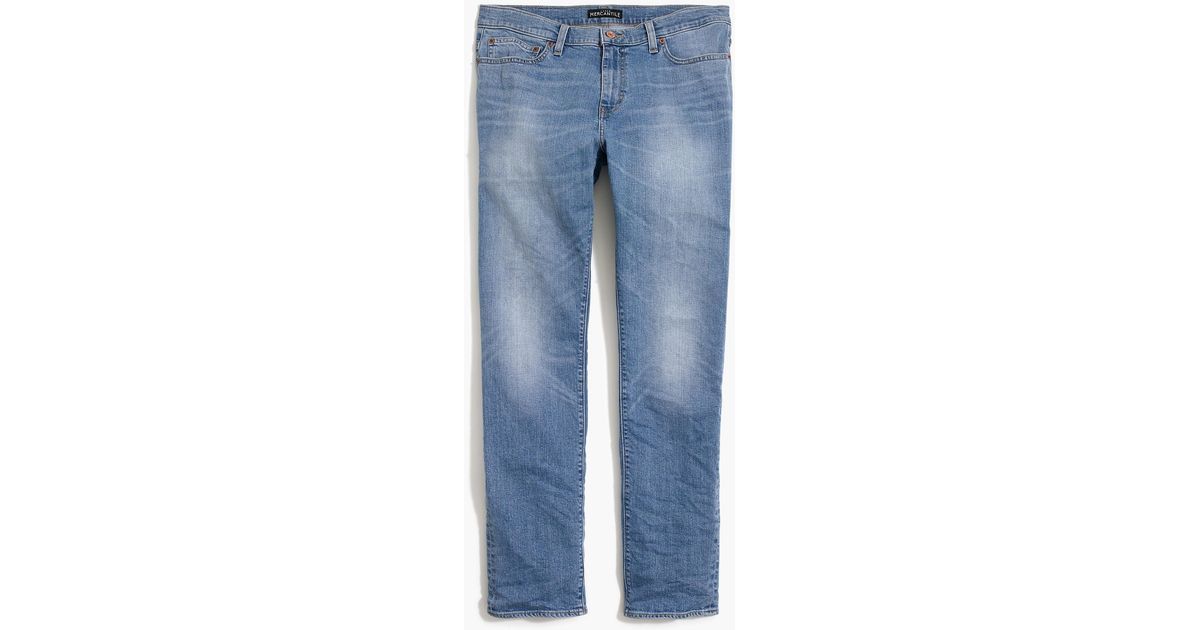 J.Crew Cotton Slimfit Jean In Signature Flex in Light (Blue) for Men