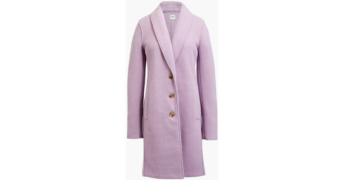 j crew factory boiled wool topcoat