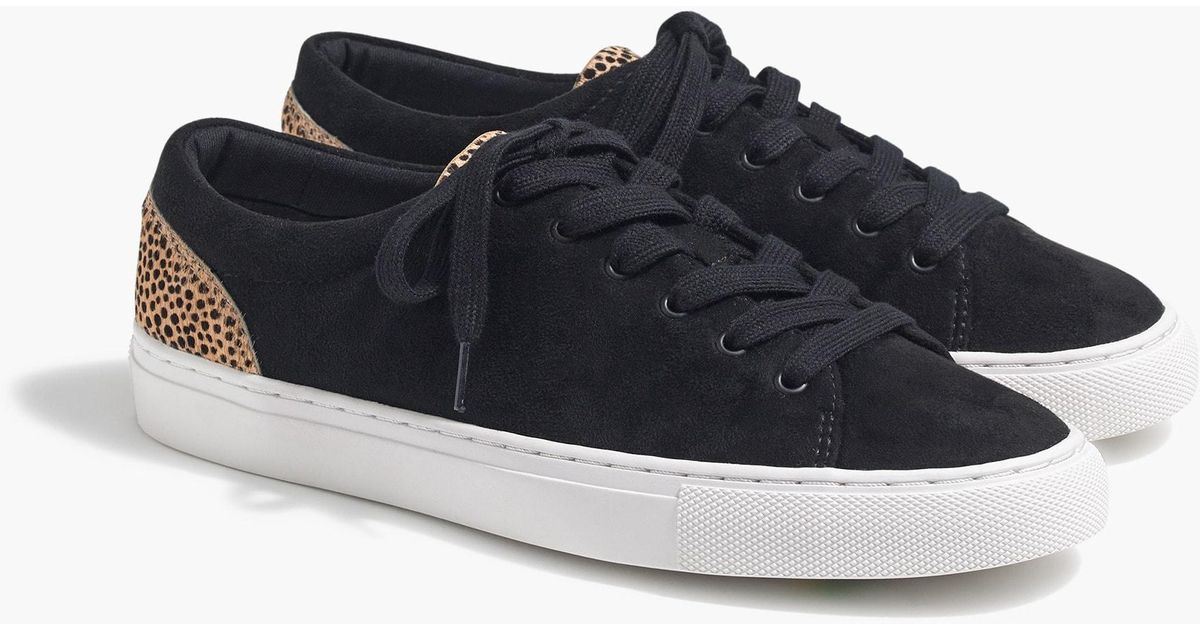 microsuede high top sneakers