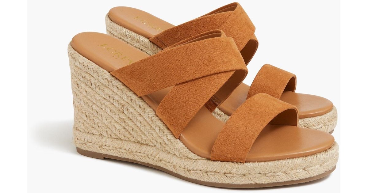espadrille wedge mule
