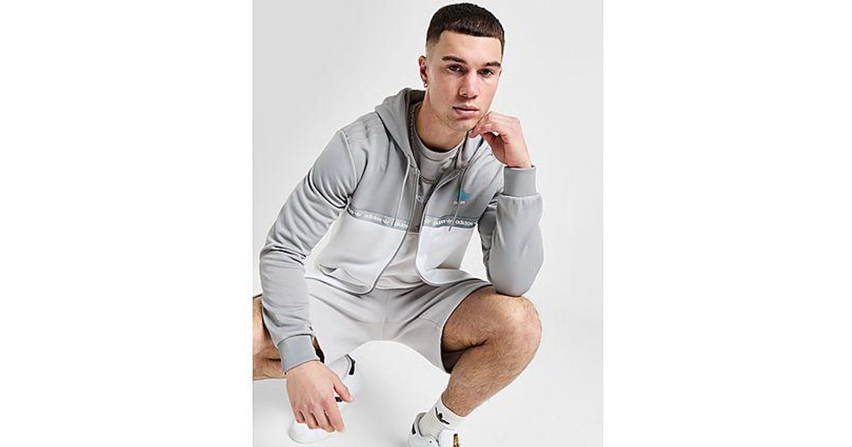 Adidas Originals Black Tape Full Zip Hoodie for men