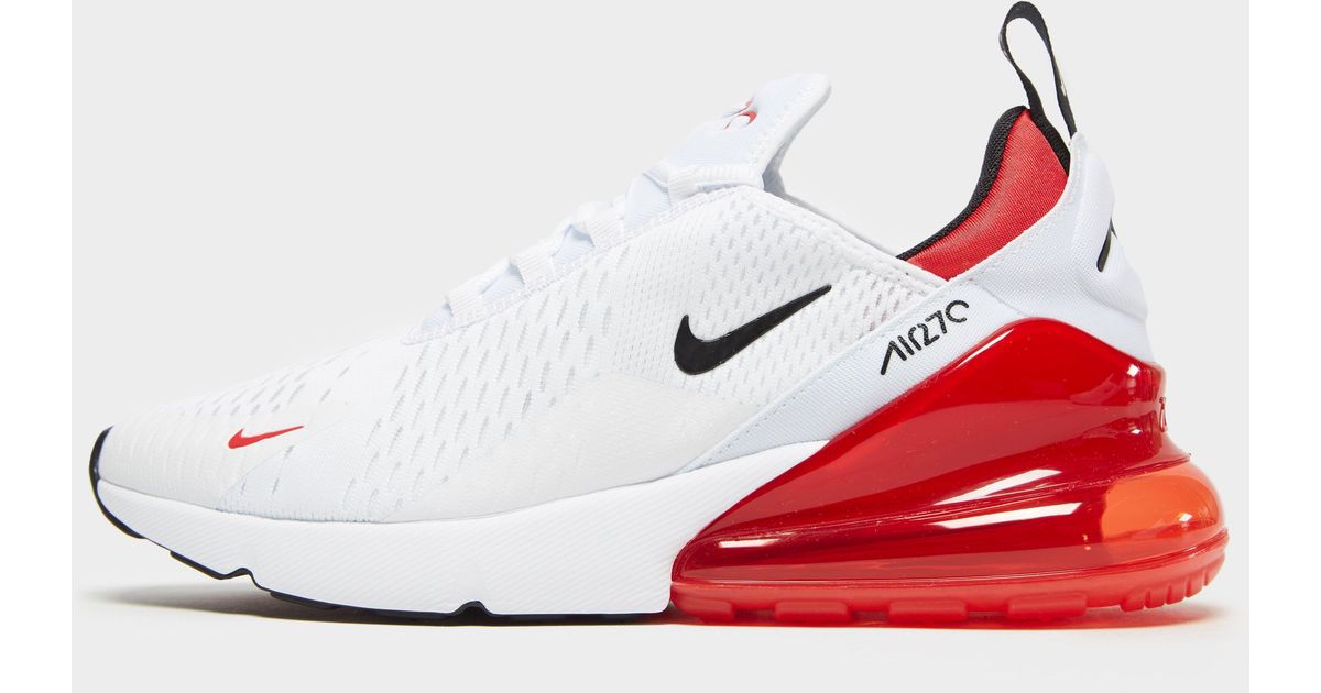 Nike Synthetic Air Max 270 In White Red Black White For Men Lyst