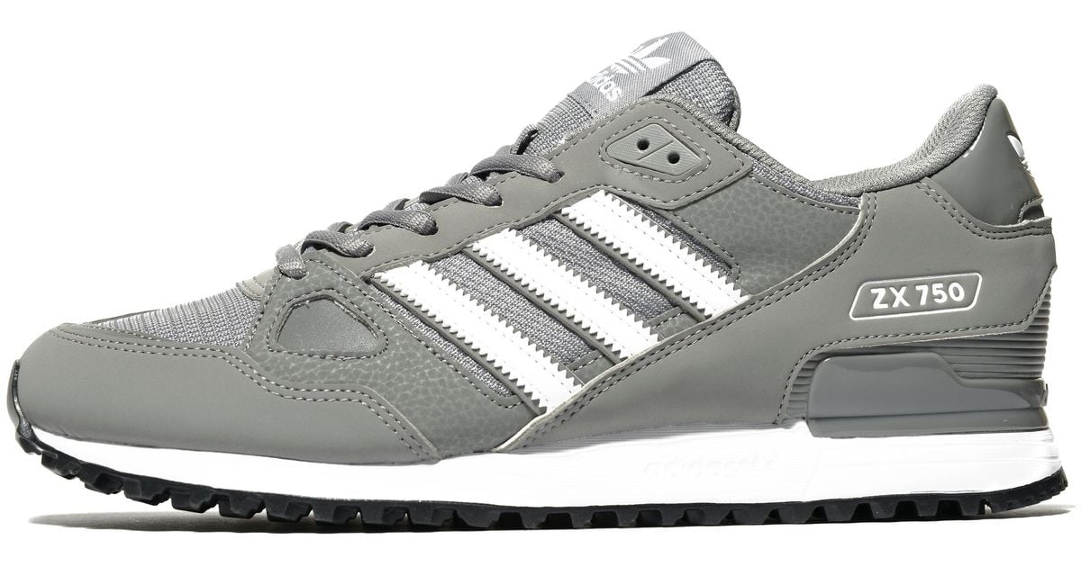 adidas Originals Synthetic Zx 750 in Grey/White (Gray) for Men - Lyst
