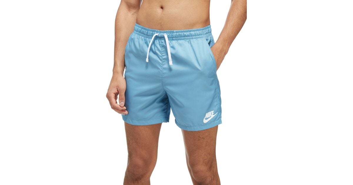 nike flow logo swim shorts