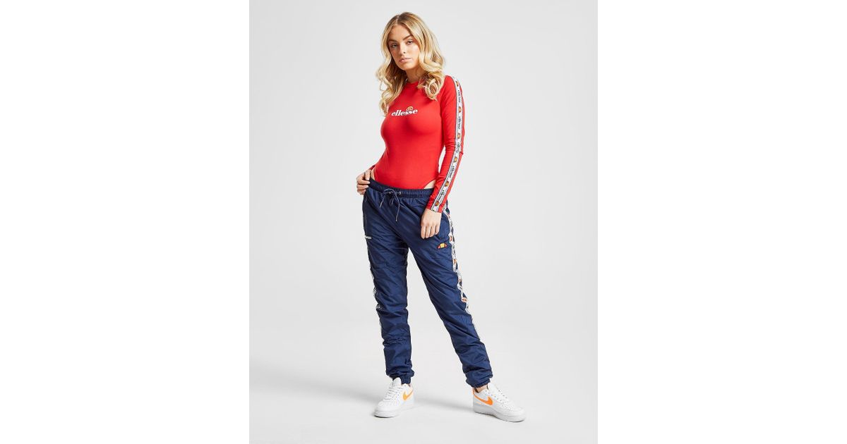 Ellesse En À Manches Red Body Tape Femme Longues Coloris shCrtQdx