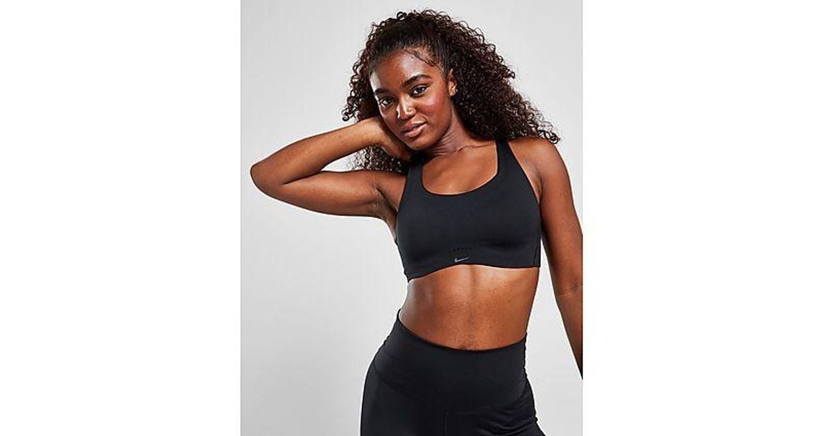 Nike, Intimates & Sleepwear, Nike Drifit Black Alate Minimalist  Lightsupport Padded Sports Bra Size Large