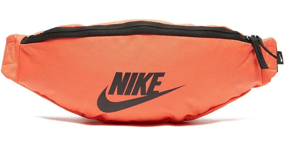 nike orange fanny pack
