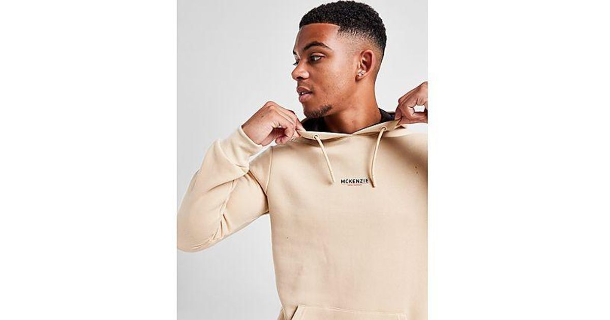 McKenzie Essential Edge Overhead Hoodie in Black for Men Lyst UK