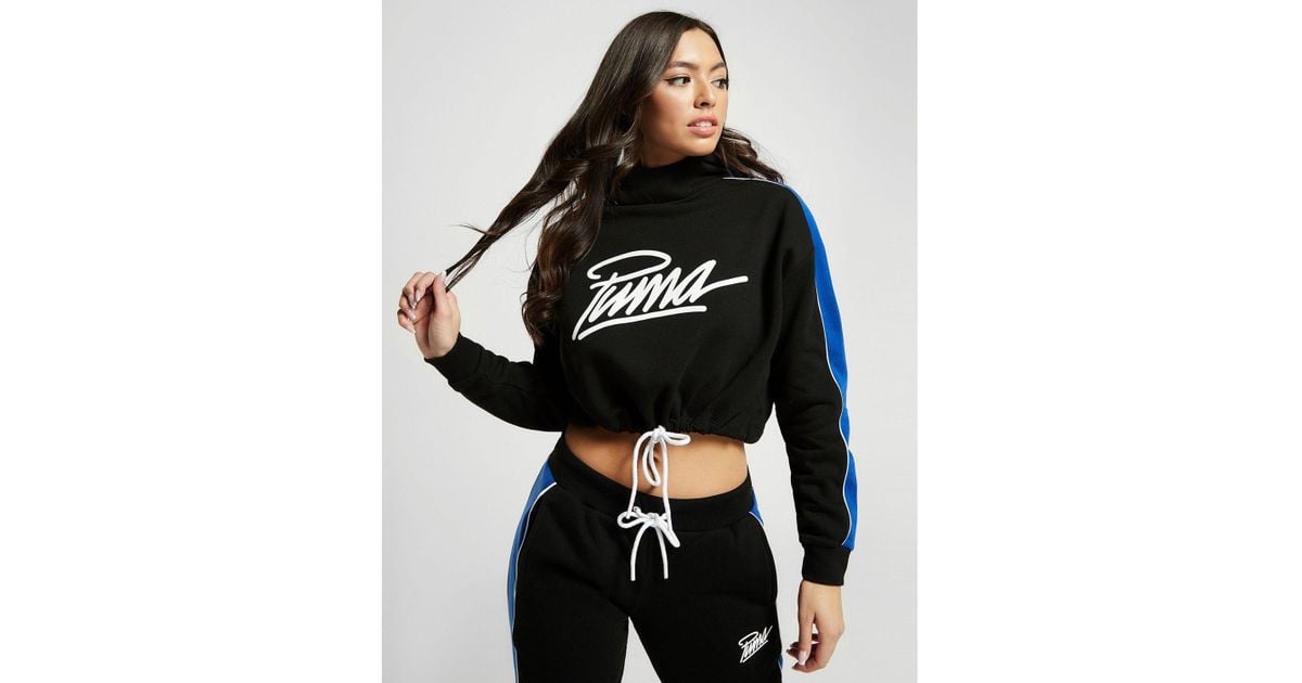 puma panel script boyfriend hoodie