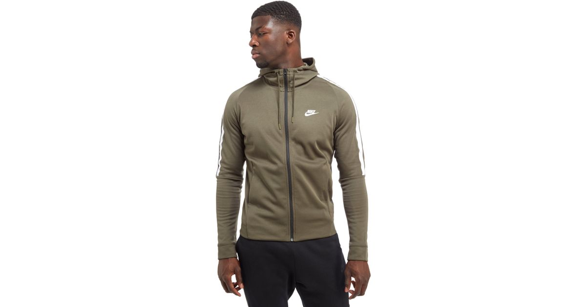 nike tribute full zip poly hoodie