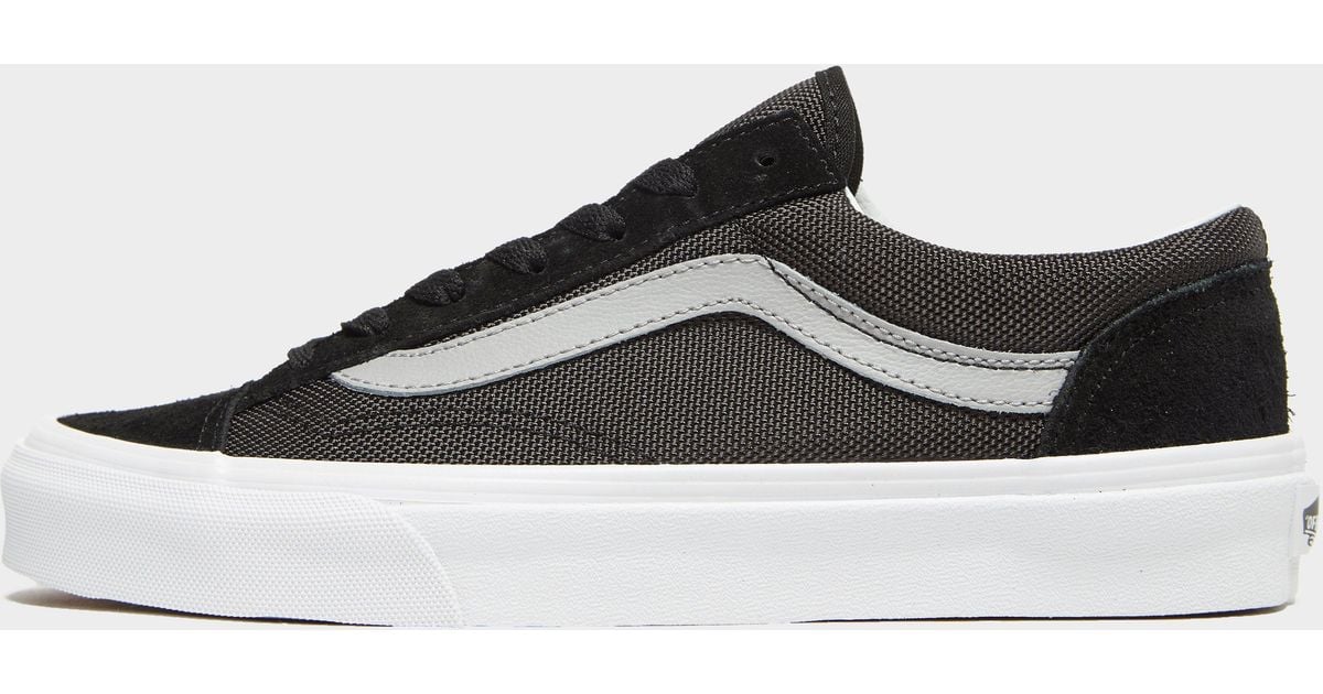 vans style 36 black and grey cheap online