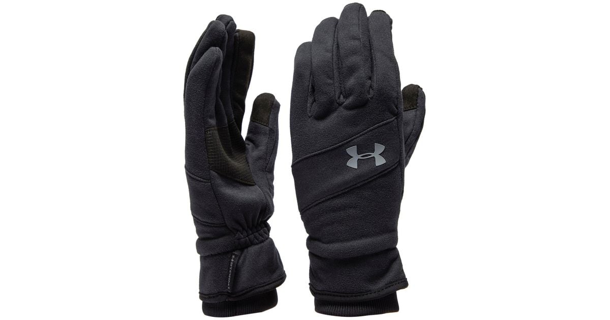 under armour men's coldgear infrared storm extreme run gloves