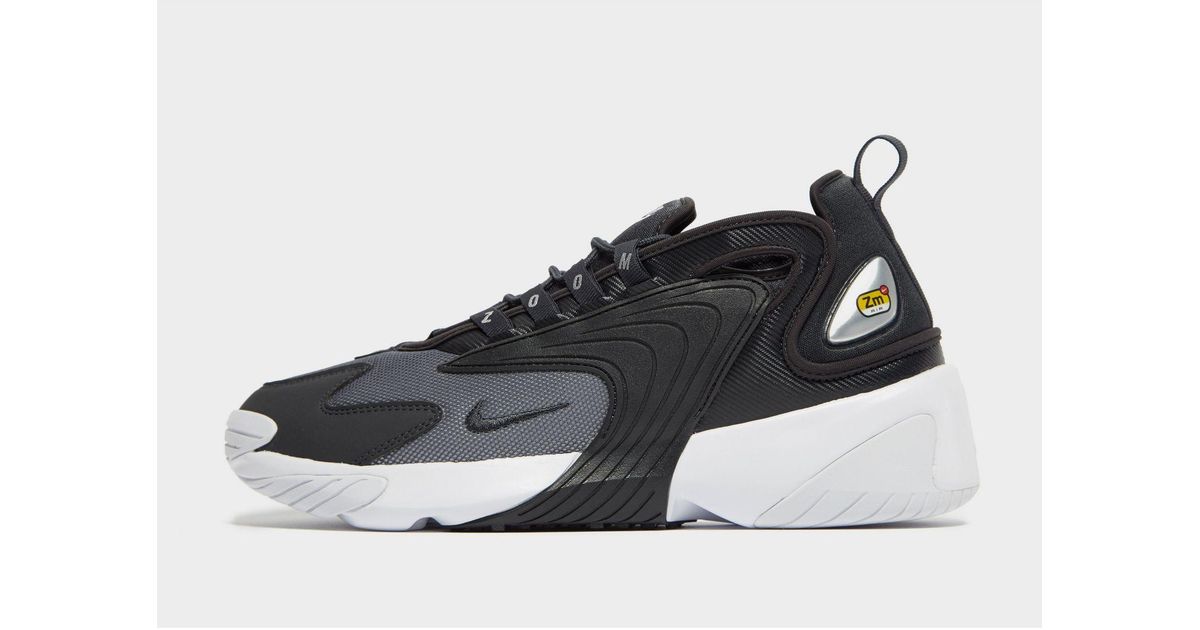nike zoom 2k black and grey