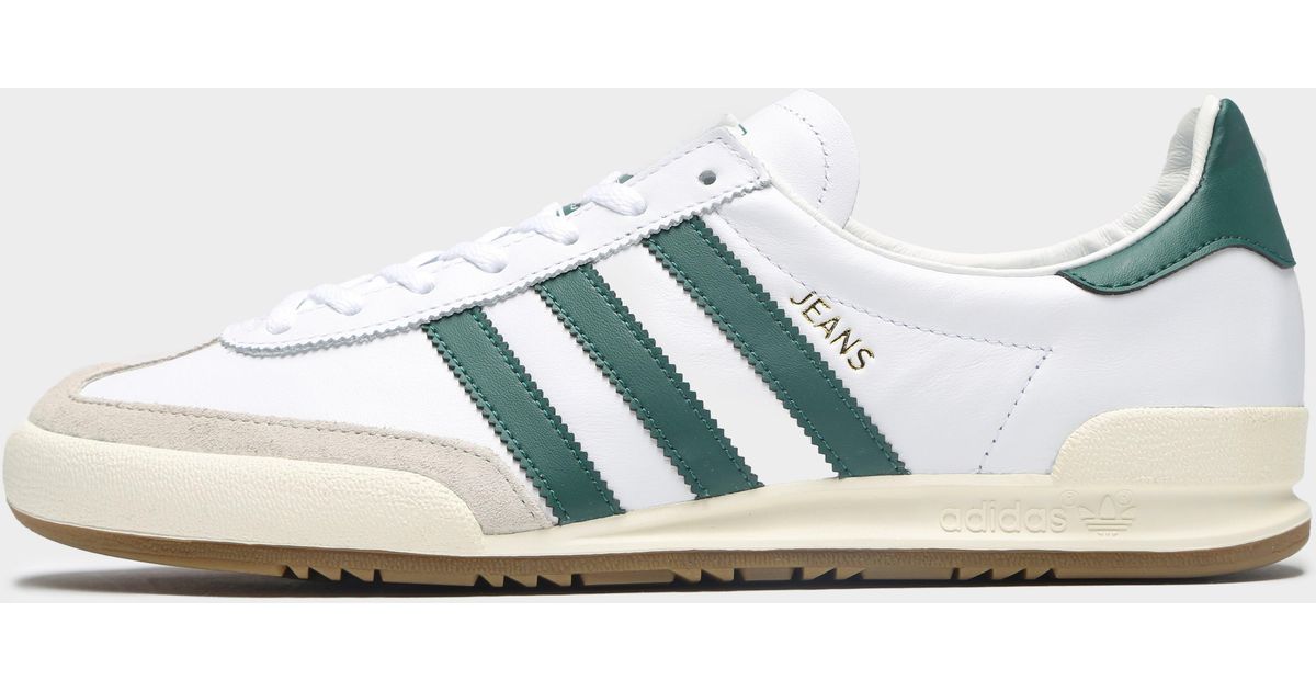 adidas jeans trainers white