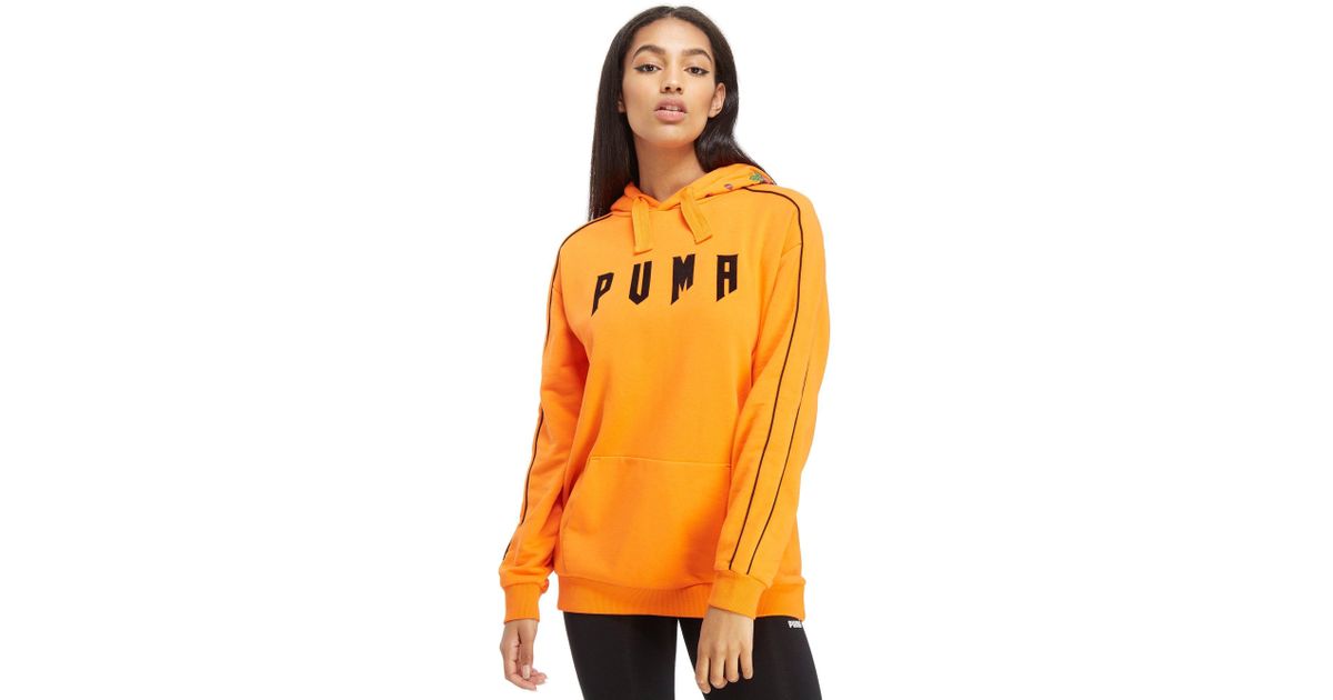 puma hoodie orange