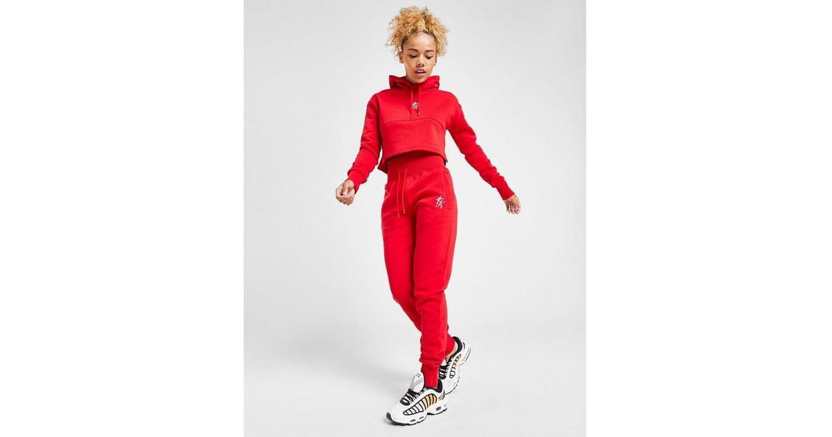 Gym King Cotton Sky Joggers in Red - Lyst