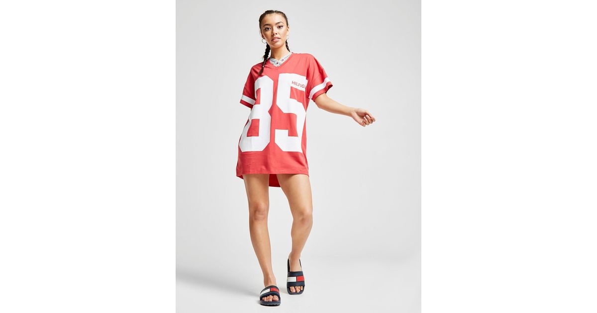 tommy hilfiger long line jersey shorts